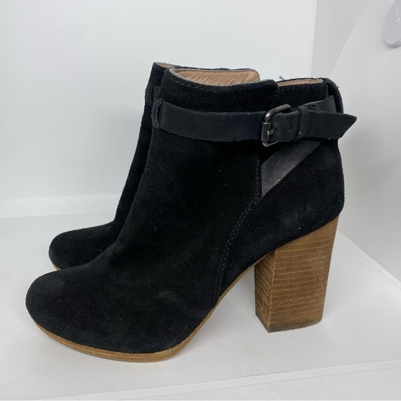 Madewell Aimee Suede buckle ankle booties - Picture 4 of 7